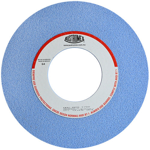 RUEDA ABRASIVA AZUL 14" X 2" X 5" GRADO 54 MEDIO (AFILADO PREMIUM) AUSTROMEX 904