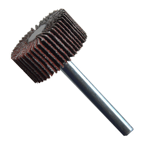 RUEDA FLAP LIJA 1" x 1/2 VASTAGO 1/4" GRANO 80 TENAZIT AUSTROMEX 902