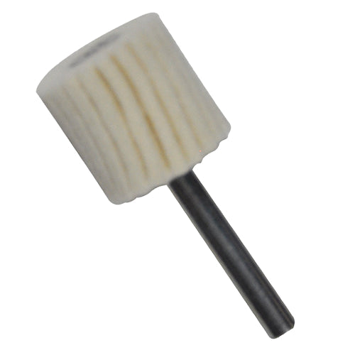 RUEDA FLAP FELPA D/LANA 1" X 1" VASTAGO 1/4 AUSTROMEX 2300