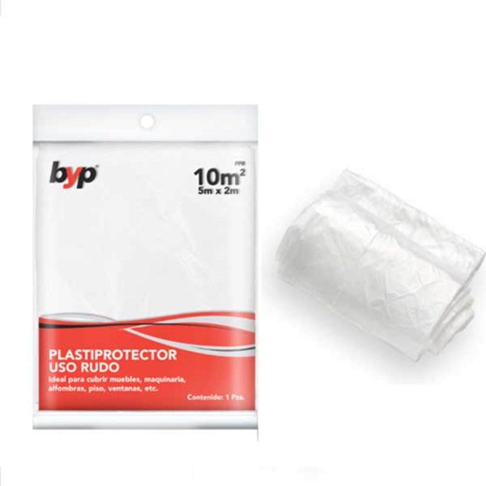 PLASTICO PROTECTOR 10M2 (5m x 2m) USO RUDO BYP PPR