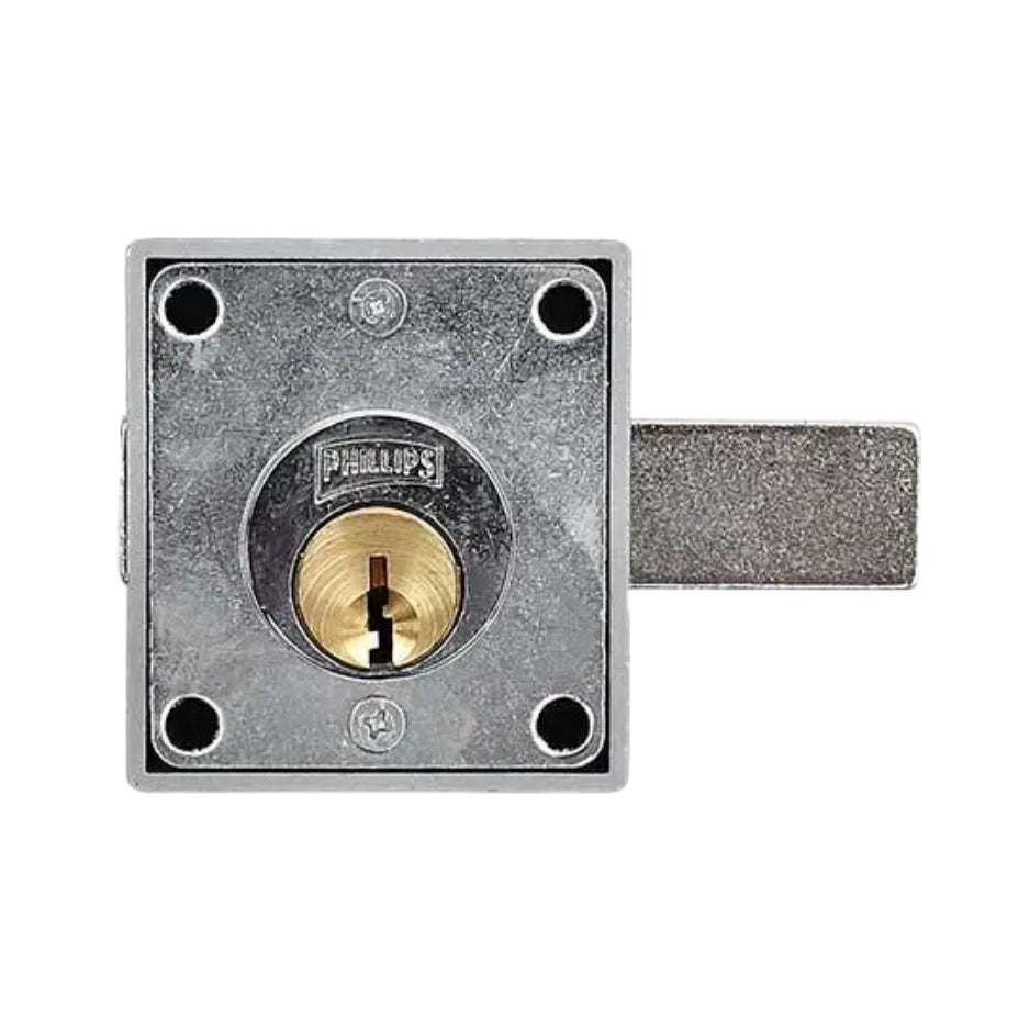 CERRADURA PARA MUEBLE USOS MULTIPLES CROMO (CLOSET) PHILLIPS 250-CH