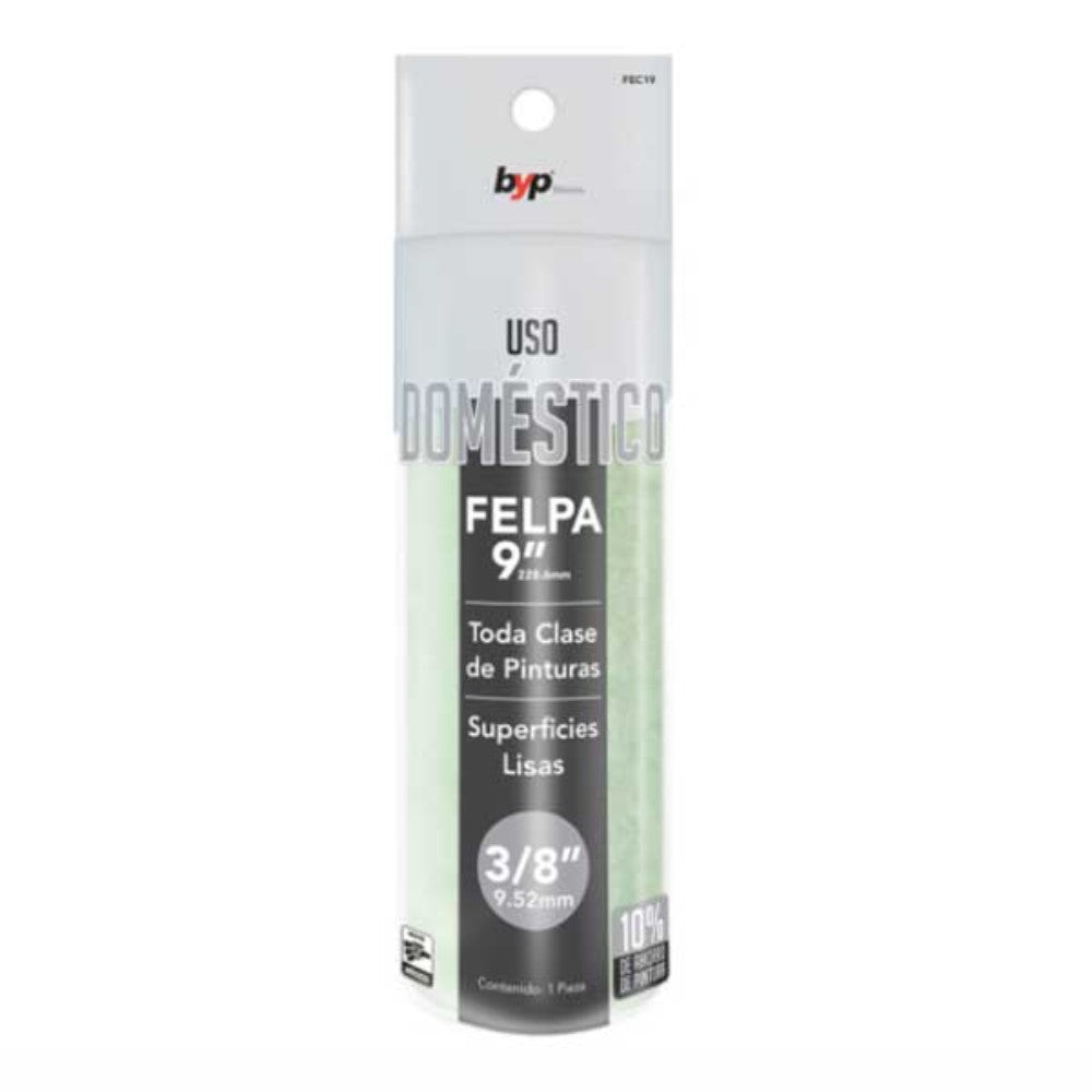 FELPA ECONO ROLL 1-1/4 X 9" (PACHON) BYP FEC49