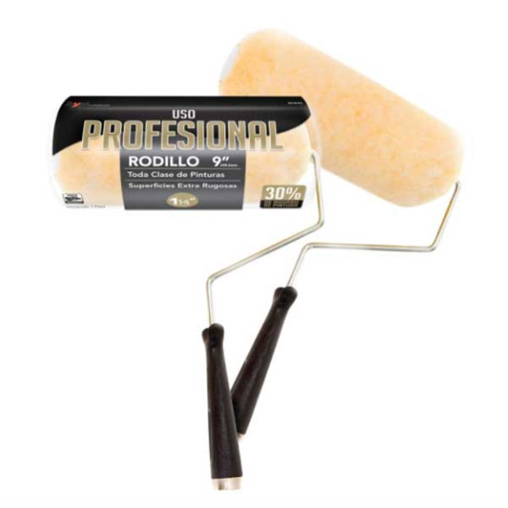 RODILLO ALTA DENSIDAD (PROFESIONAL) 1-1/4" X 9" BYP RPR49