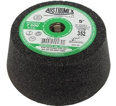 COPA DESBASTE PIEDRA 5" X 2" X 5/8" GRANO 24 (GRUESO) IMPERIAL AUSTROMEX 352