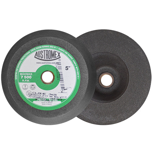 COPA DESBASTE PIEDRA 5" X 2" X 5/8 GRANO 120 (FINO) IMPERIAL AUSTROMEX 365