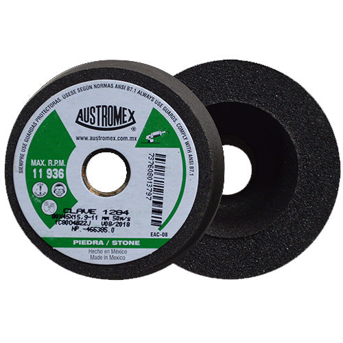 COPA DESBASTE PIEDRA 3-5/32 X 1-3/4 X 5/8 GRANO 80 (FINO) IMPERIAL AUSTROMEX 1284