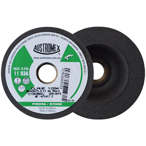 COPA DESBASTE PIEDRA 3-5/32 X 1-3/4X5/8 GRANO 120 (FINO) IMPERIAL AUSTROMEX 1286