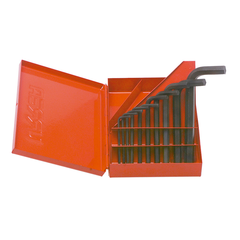 JUEGO 10 LLAVES ALLEN MM CAJA METALICA URREA 4975M