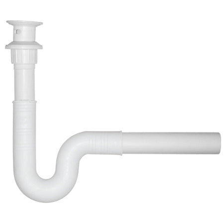 CESPOL COMPLETO RIGIDO PARA LAVABO BLANCO (TRAMPA) ALBATROS 001-25