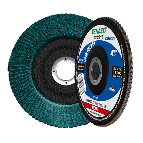 DISCO LAMINADO 4-1/2 X 7/8 GRANO 40 TZS EASY-CUT AUSTROMEX 2716