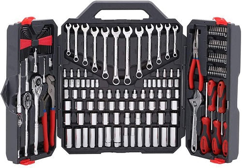 DADOS Y MATRACAS (JUEGO 180 piezas) 1/4", 3/8" Y 1/2" CRESCENT CTK180