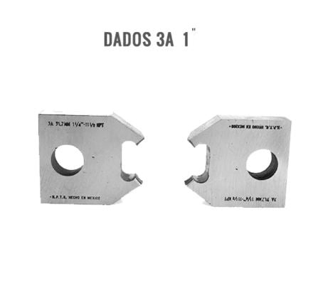 DADOS (JUEGO) PARA TERRAJA (MOD. 3A) 1"" (25mm) HPTR 30-039