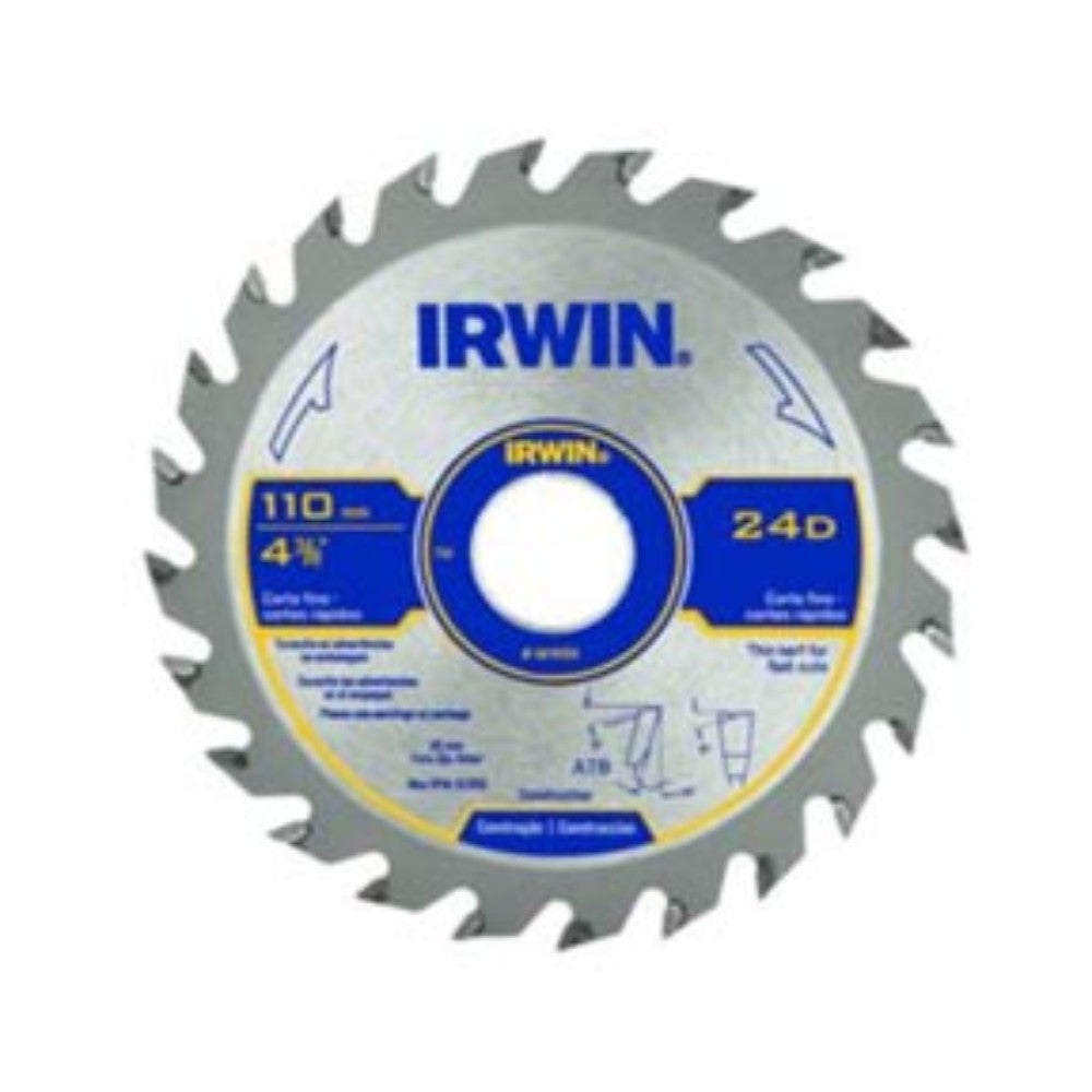 SIERRA CIRCULAR CARBURO TUNGSTENO 7-1/4" X 40D IRWIN 15230