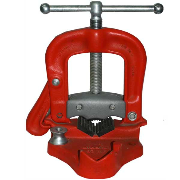 TORNILLO DE BANCO CON HORQUILLA HASTA TUBO 4" RIDGID MOD. 25 CAT. 40100