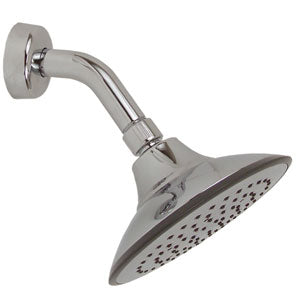 REGADERA FLORIDA CON BRAZO CROMO RUGO 44-WG