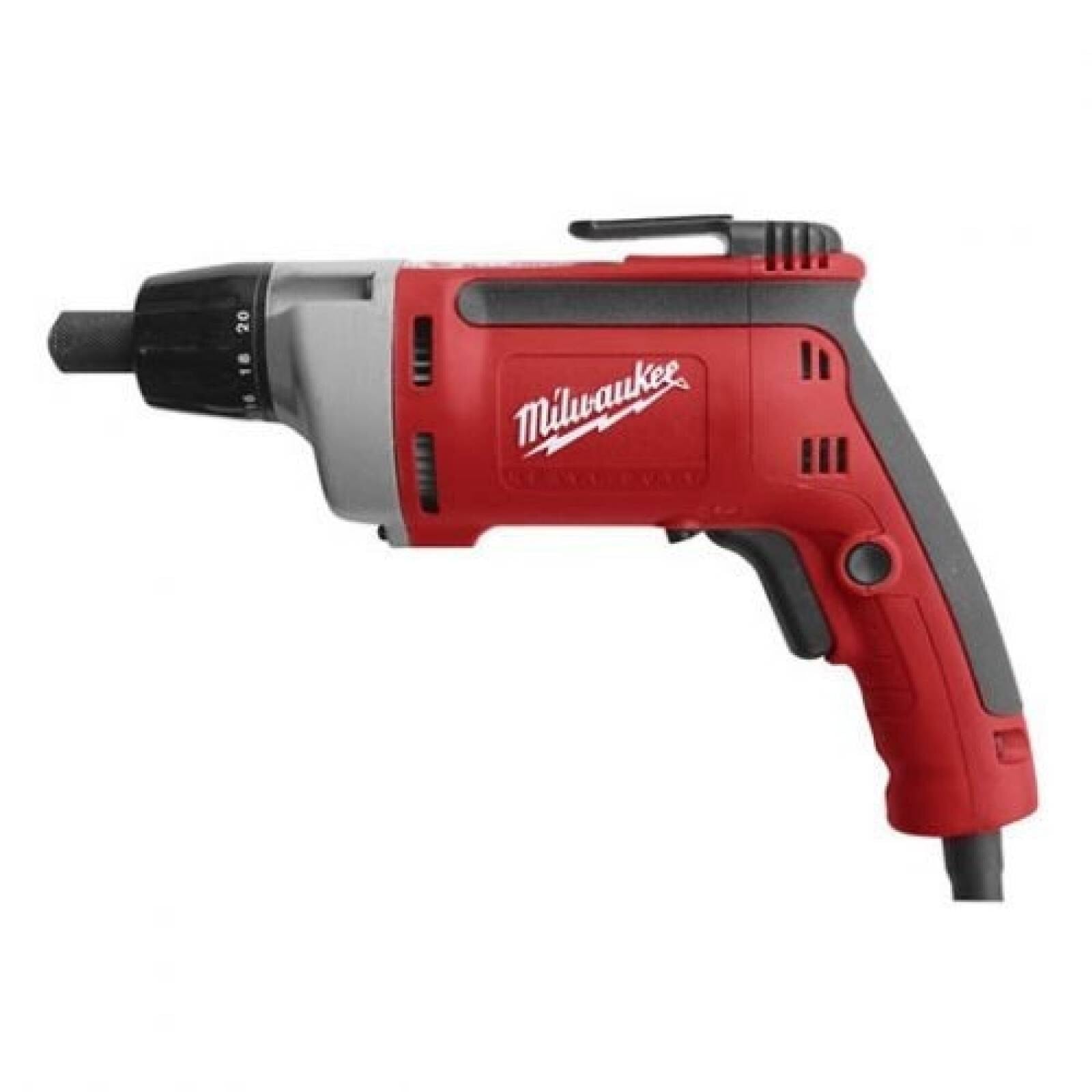 ATORNILLADOR 1/4" CON EMBRAGUE AJUST. 6.5AMP 2500Rpm (TABLAROCA)(1.72Kg) MILWAUKEE 678020
