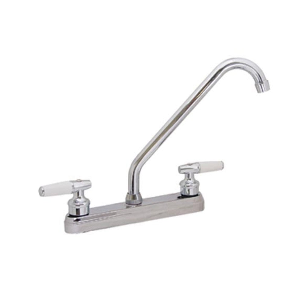 MEZCLADORA FREGADERO MANERAL PIRULI BLANCO CIERRE 90° RUGO 8P