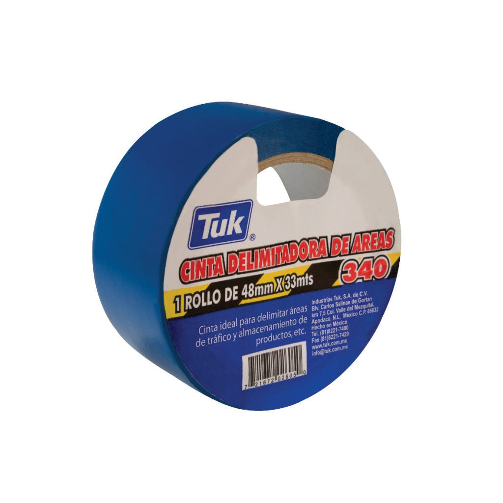 CINTA DELIMITADORA AZUL 48mm X 33m (2")TUK 340 AZ 434015/434089