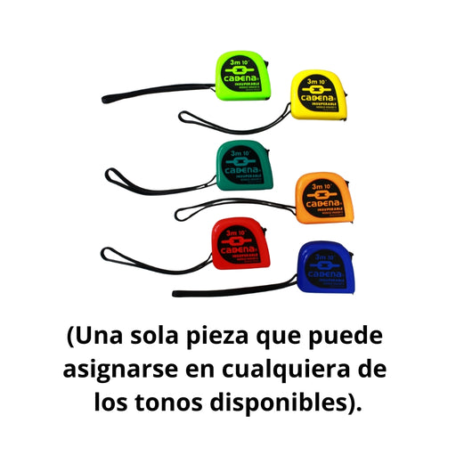 FLEXOMETRO CADENA 3m X 13mm CADENA WDA-3012