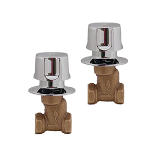 LLAVE PARA EMPOTRAR REGADERA ROSCABLE CIERRE COMPRESION (1 PIEZA) RUGO 38-Q