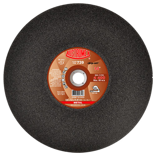 DISCO CORTE METAL 14" X 1/8" X 1" (P/ CORTADORA) CHIP-CUT AUSTROMEX 739