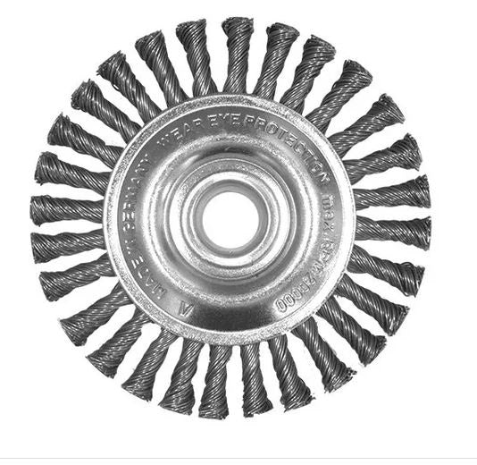 CEPILLO CIRCULAR TRENZADO ACERO 4" X MULTI-ROSCA AUSTROMEX 984