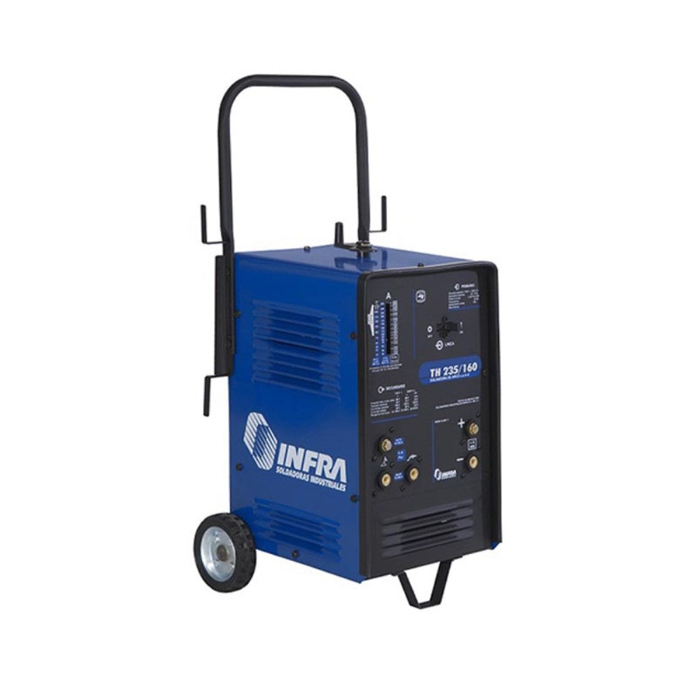 MAQUINA SOLDAR CON CABLE (ELECTRODO HASTA 3/16" INOX HASTA 1/8'') INFRA TH235/160 303-137