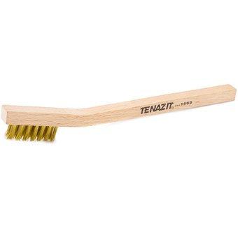 MINICEPILLO ALAMBRE **LATON** MANGO MADERA 7-3/4" X 7/16" TENAZIT AUSTROMEX 1586