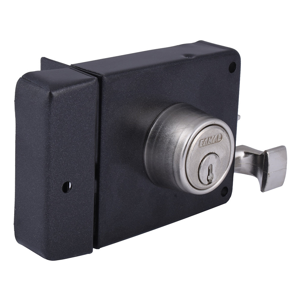 CERRADURA DE SOBREPONER FERKY TRADI 2 PASOS DERECHA GRIS CS107PGD-PE