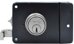 CERRADURA DE SOBREPONER TRADICIONAL FERKY 2 PASOS IZQ GRIS CS170PGI-PE