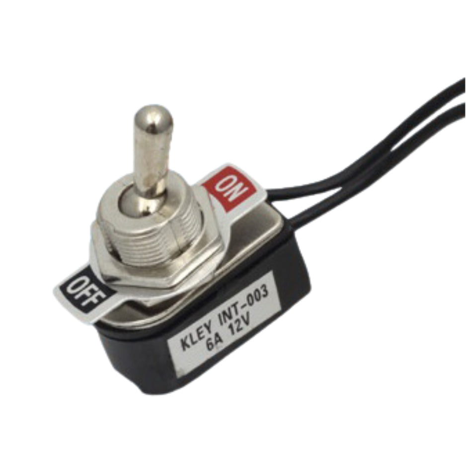 INTERRUPTOR COLILLAS (PALANCA) 6A 12V KLEY INT-003