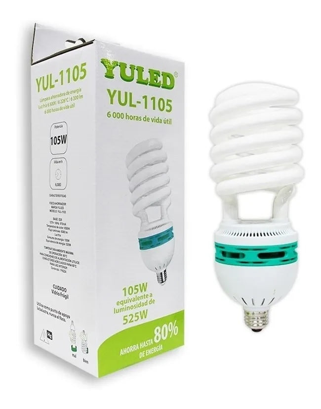 FOCO AHORRADOR 105W BLANCO FLUORESCENTE JBL-1105/YUL-1105