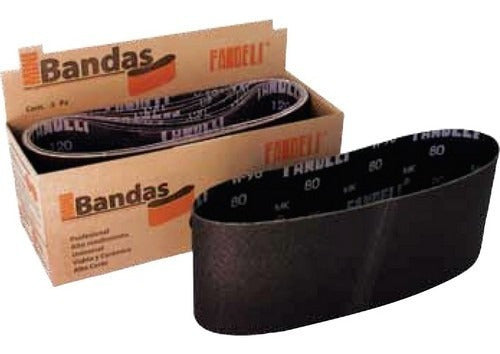 BANDA LIJA P/ VIDRIO W-98 3 X 21" GRANO 400 FANDELI 11475