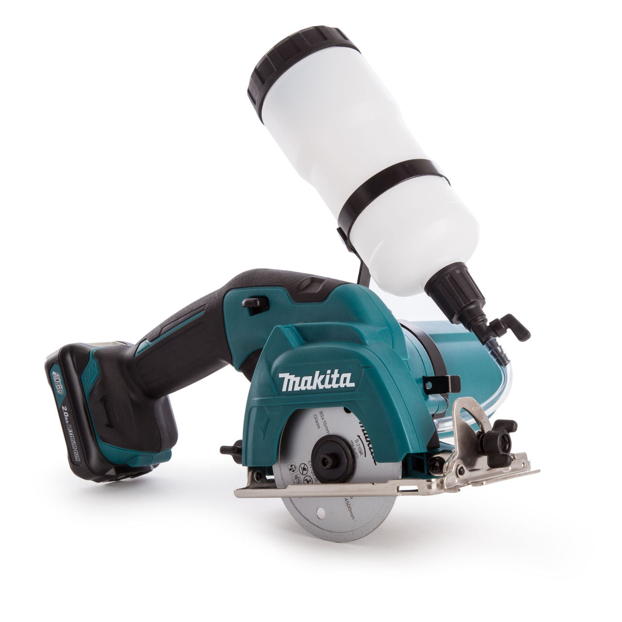 CORTADOR INALAMBRICO P/VIDRIO/AZULEJO MAKITA 12V 3-3/8 1600Rpm TANQUE .5L (1.8Kg) CC301DWYE