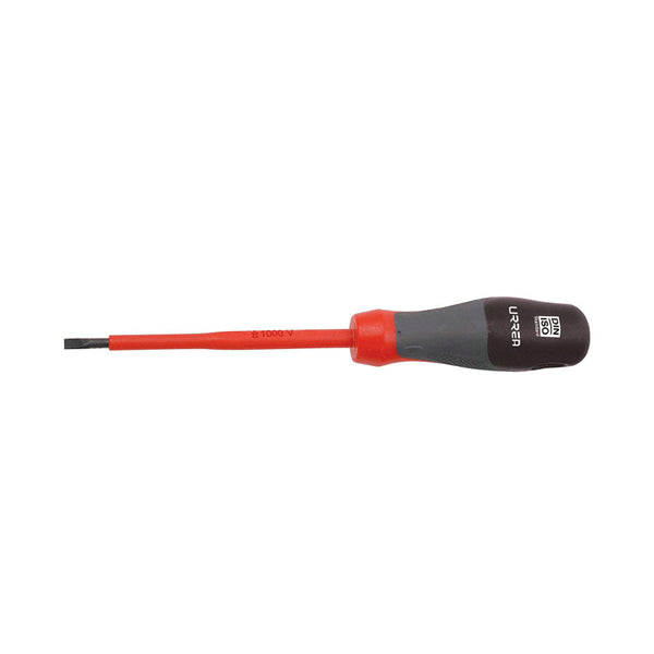 DESTORNILLADOR TRIMATERIAL 1000V BARRA REDONDA PLANO 1/4" X 5-7/8" URREA 9716T