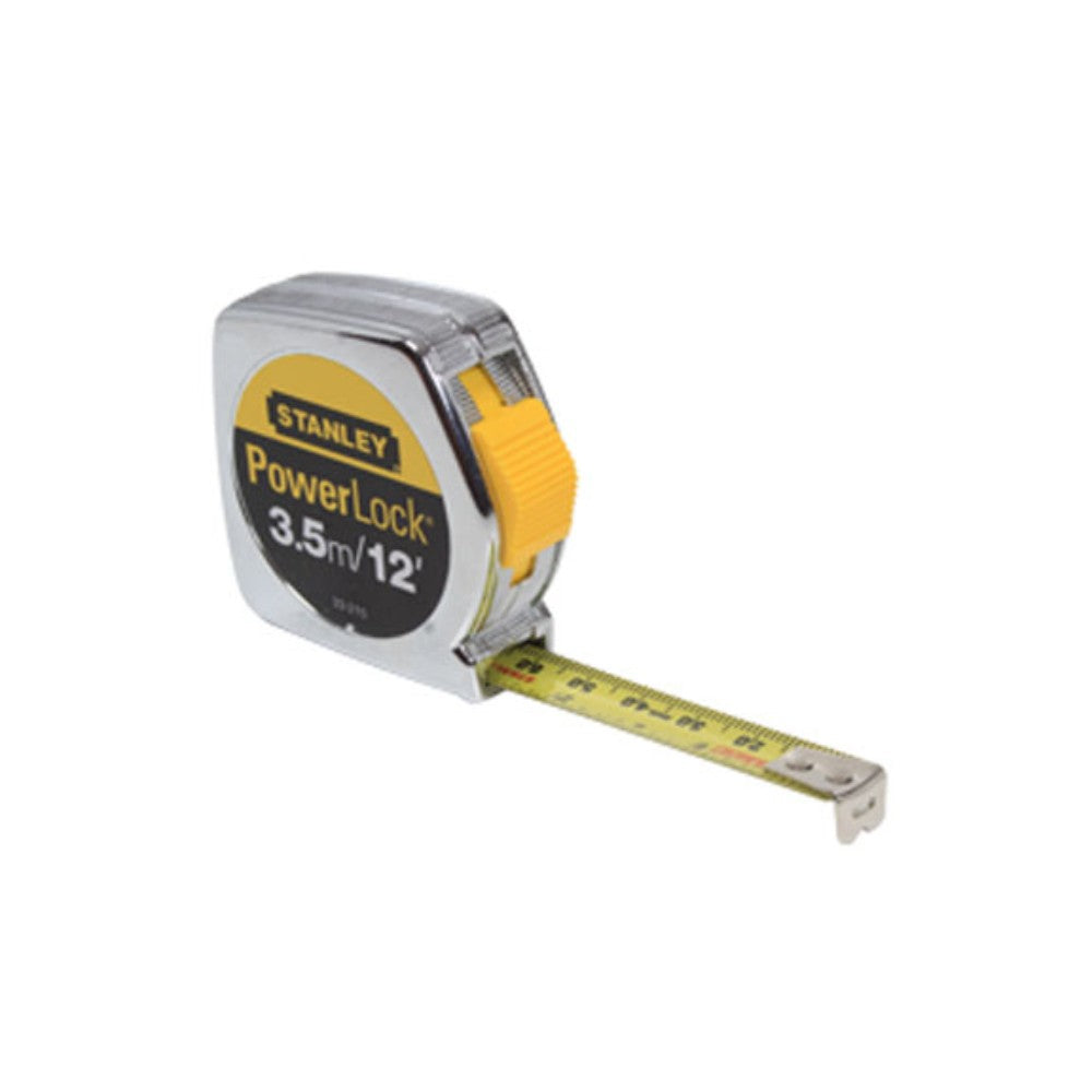 FLEXOMETRO 3.5m METAL POWERLOCK STANLEY 33-215MX