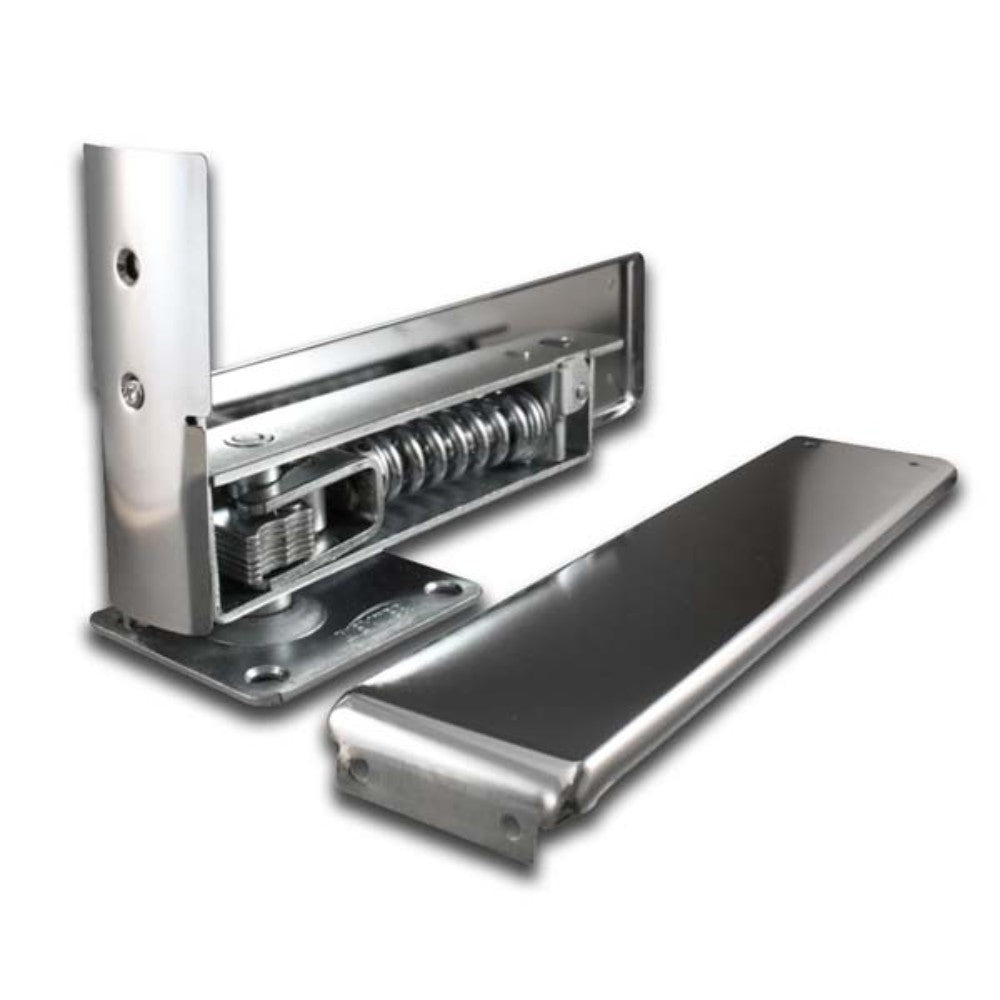 BISAGRA DE PISO P/ PUERTA VAIVEN CROMO (90°)(CARGA 30kg)DEXTER 6889