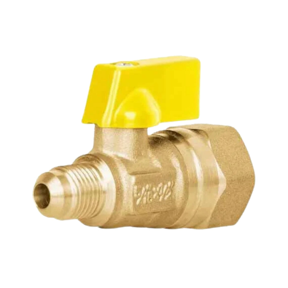 VALVULA PARA GAS (ECONOMICA) 1/2" X 5/16" RUGO 4N