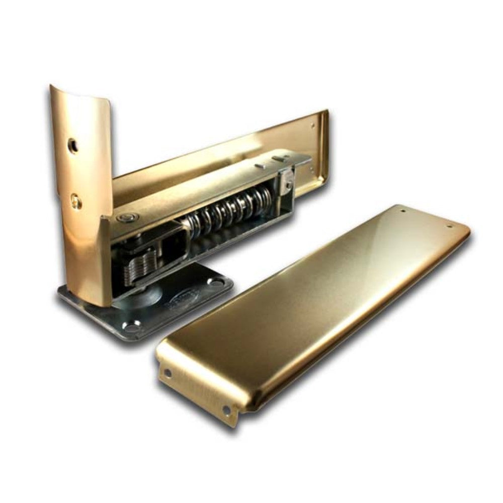 BISAGRA DE PISO P/ PUERTA VAIVEN LATON ANTIGUO (90°)(CARGA 30kg) DEXTER 6888