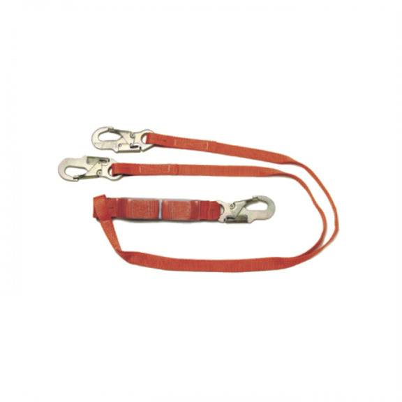 CABLE DE SEGURIDAD DOBLE BRAZO 3 GANCHOS (LINEA DE VIDA)(MAX 140kg) HERHILD LV12