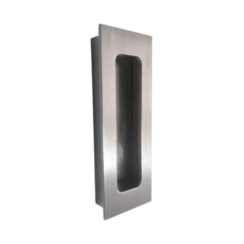 JALADERA DE EMBUTIR ALUMINIO 96mm NIQUEL SATINADO HANDYHOME 3566