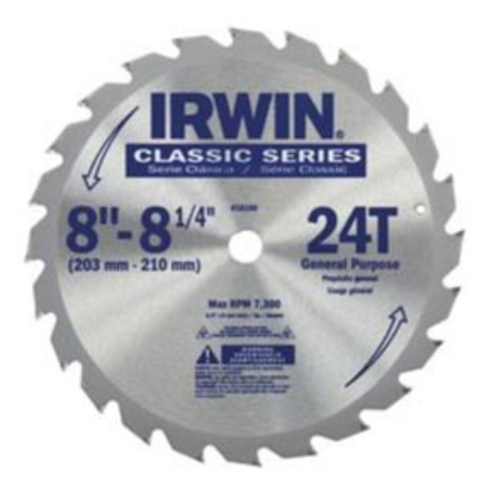 SIERRA CIRCULAR CORTE FINO 8-1/4" X 24D IRWIN 15180