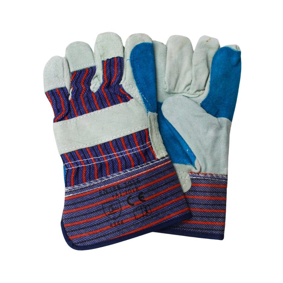 GUANTE PAYASO RAYADO (REFORZADO) DOBLE PALMA 1211E