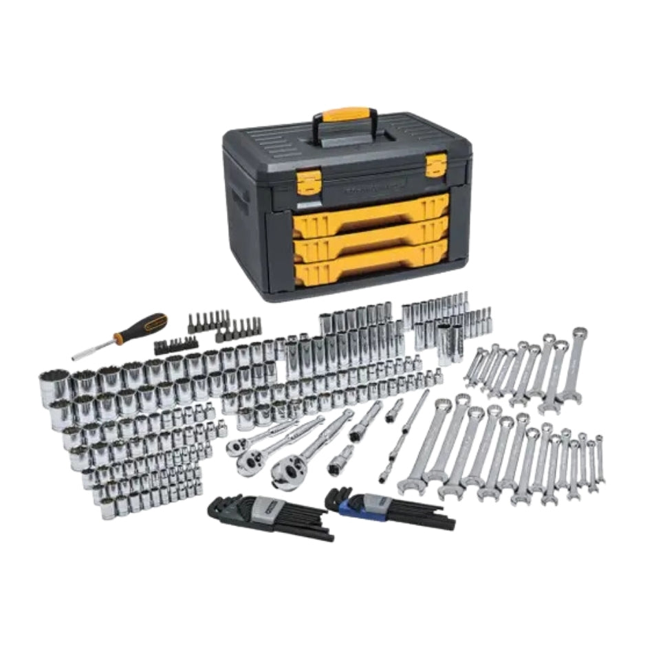 DADOS Y ACCESORIOS 1/4" 1/2" Y 3/8" (JUEGO 239PZ) 6 Y 12 PUNTAS STD Y MM GEARWRENCH 809