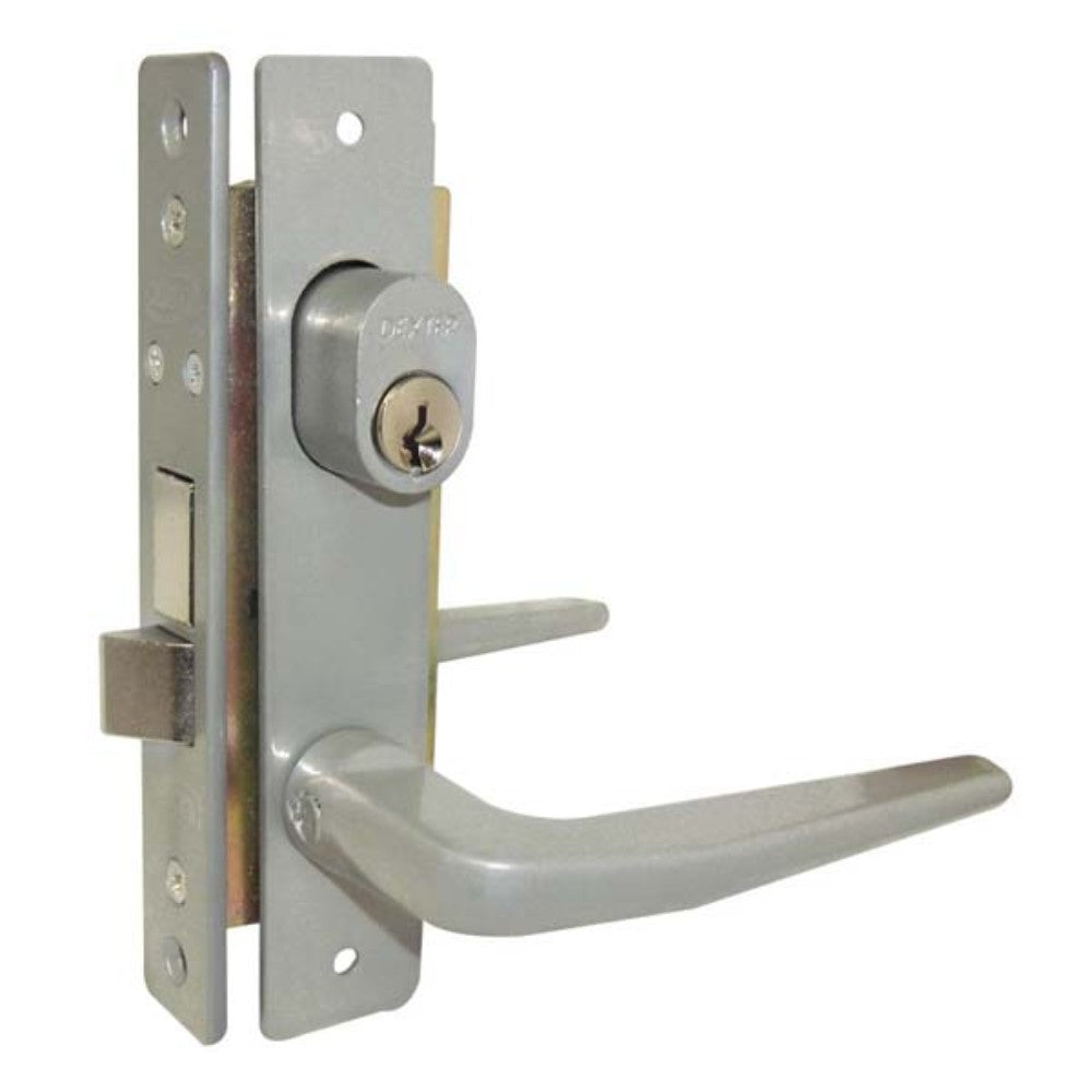 CERRADURA DE MANIJA SERIE 400 PARA ALUMINIO GRIS DEXTER 2123