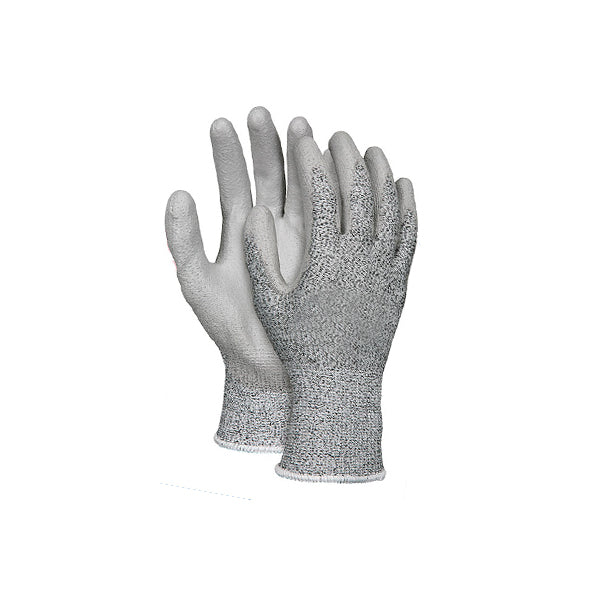 GUANTE ANTICORTE NIVEL 5 AD POLIURETANO (TALLA #9) FORTE 51-625/GCI-CUTPU5/9-3