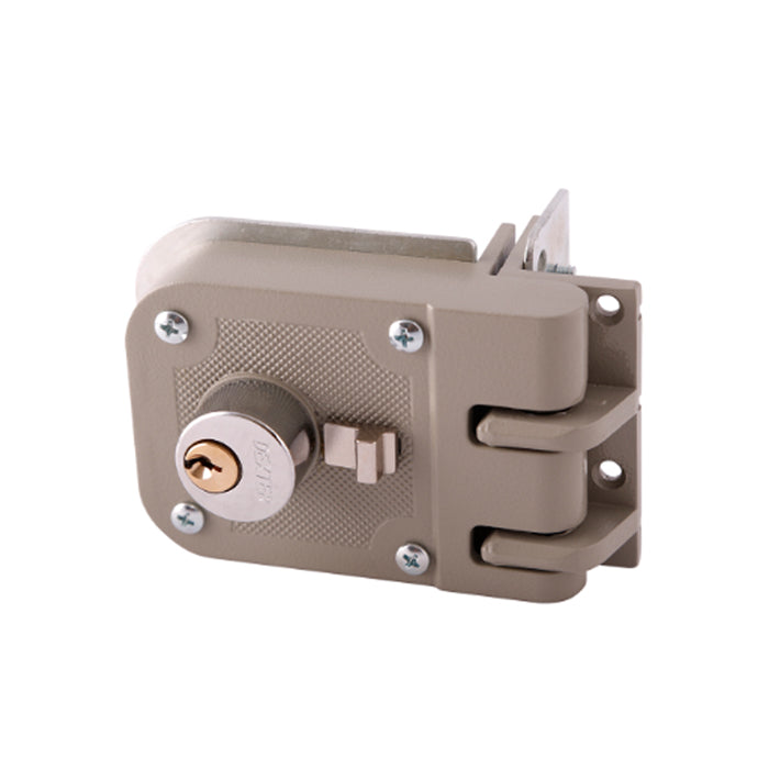 CERRADURA SOBREPONER PRE-ARMADA (DERECHA) MORDAZA (PUERTA CORREDIZA) DEXTER 6738