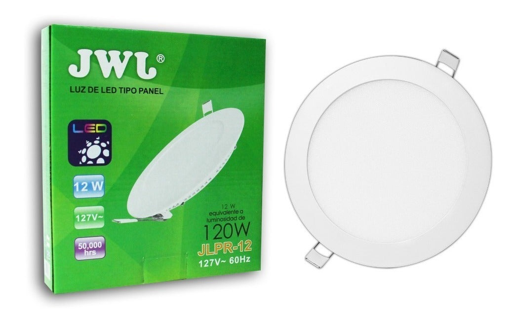 FOCO LED EMPOTRADO REDONDO 12W X 17cm CALIDO JWJ JLPR12C
