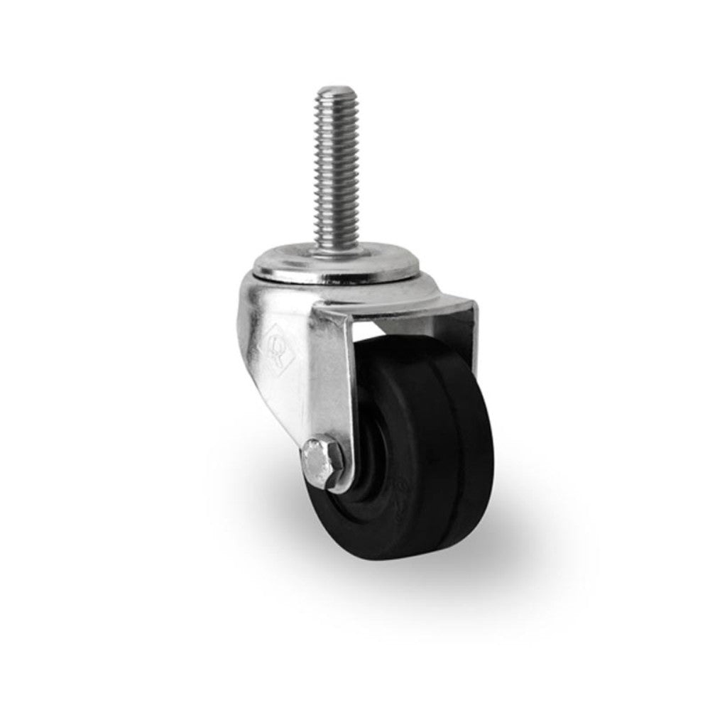 RODAJA INDUSTRIAL 2" HULE ESPIGA ROSCA 7/16" BUJE HI516GAT 40kg