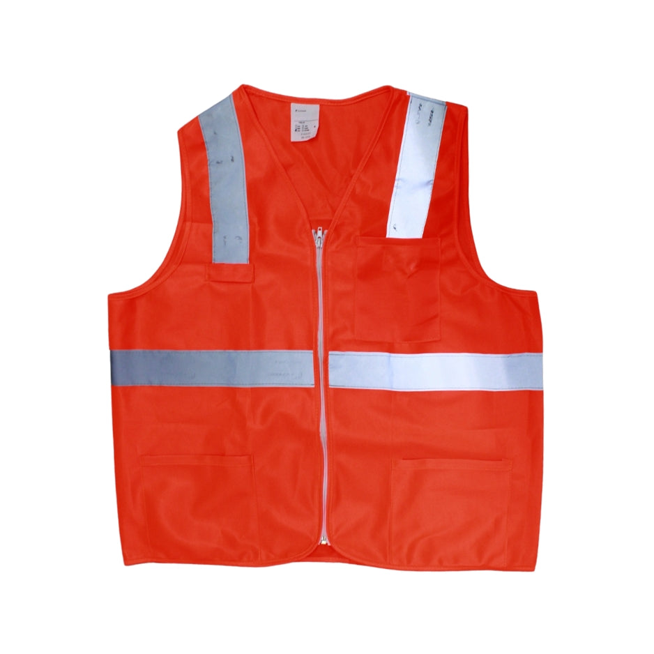 CHALECO NARANJA CON ZIPPER JYRSA SR-1020ANCRCH/ECO-1020ANCRCH